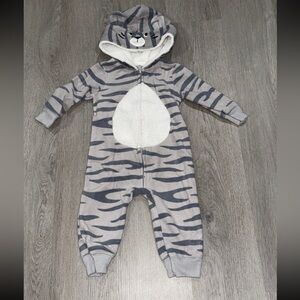 Carters Baby Tiger Fleece Jumpsuit Onesie Outfit